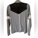 Bebe  sport gray metallic athletic zip up sweater Photo 4