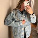 Wrangler NWOT  Heritage zip Jean denim jacket rip off sleeves jacket! Photo 6