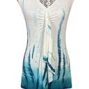 Karen Kane  Summer Seas Cascade Tank / Size Medium Photo 0