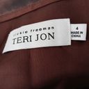 Rickie Freeman for teri jon silk skirt size 4 Photo 5