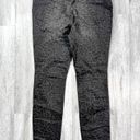 INC  Black Leopard Print Mid Rise Skinny Jeans 8P Photo 2