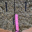 American Eagle Leopard Print Fleece Lined Sherpa Jacket Snap Photo 6