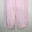 Jones Wear  Linen Blend Women’s Size 16 Baby Pink Crop Pants Photo 3