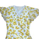 Harper Heritage  White & Yellow Floral Wrap Mini Dress US S Photo 1