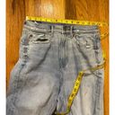 American Eagle  Baggy Jean Distressed High Rise Rigid Blue Jean Denim Size 4 Photo 1