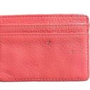 Tory Burch  Amanda Leather Slim Card Case Coral Pink Photo 1