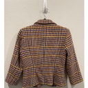 Modcloth Multicolor Plaid Tweed Blazer Photo 5