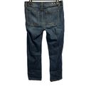 CAbi  5166 Size 4 The Straight Jeans Austin Dark Wash Photo 2