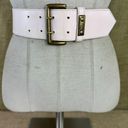 Vintage Light Pastel Pink Wide Leather Belt Size Medium 29 1/2 Photo 13