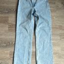 Abercrombie & Fitch  Ultra High Rise 90s Straight Jean criss cross Photo 1