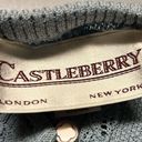 Vintage Blue Castleberry London NY  Cable-Knit Cardigan Photo 6