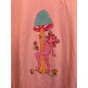 Harry Styles Pleasing  Mushroom Pink Short Sleeve Graphic T-Shirt Oversized Small Photo 1