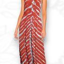 Young Fabulous and Broke Young Fabulous Broke Mud Savannah Sleeveless Maxi Dress Tie Dye Orange Blue Sz S Photo 0