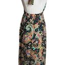 Luli Fama NWOT  Gypsy deep plunge halter maxi dress sz S Photo 4