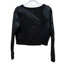 Sweaty Betty  Neoprene Long Sleeve Side Zip Pullover Workout Top Black Size S Photo 1