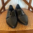 Barney’s New York  black leather point toe flats size 41 Photo 8