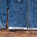 Tommy Hilfiger  • vintage denim jacket zip front trucker logo blue jean 90s y2k Photo 3