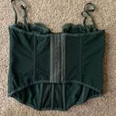 Urban Outfitters Green Corset Top Photo 1