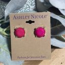 Ashley Nicole Hot Pink Stud Disc Pierced Earrings Photo 5