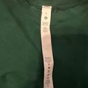 Lululemon Shirt- Love long Sleeve Shirt In Evergreen sz 6 Photo 2