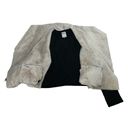 ZARA  Moto Wool Fleece Faux Sherpa Shearling Blazer Jacket Sz S Black Penny Lane Photo 13