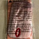 Silk resusable pink facemask with dark pink dtitched lips. Limited release. NWT Photo 2