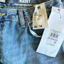 DKNY NWT   Jeans Distressed Frayed Hem Straight Leg Jeans 32/14 Photo 7