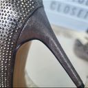 INC Kacela2 Caged pewter/silver rhinestone high heel booties sz 7.5 Photo 25