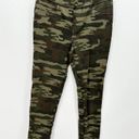 Sanctuary  Green Camo Printed Pull on Stretch Casual Grease Leggings Womens Small Photo 1