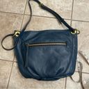 OrYANY Celine Italian Grain Leather Bag Crossbody Shoulder Purse Marine Blue Photo 7