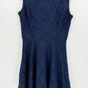 Speechless  Dark Blue Floral Lace Sleeveless Mini Dress Women's Size Medium M Photo 0