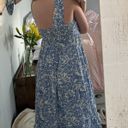 Jessica Simpson Women’s Maxi Blue Floral Dress  Photo 1