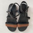 Keen  Womens Criss Cross Leather Sandals Black Brown Size 6 Adjustable Strap Photo 8