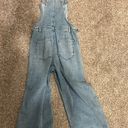 Aerie Wide Leg Denim Overalls Photo 2