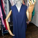 BCBG MAXAZRIA Tasha Sleeveless Long Vest Blue Navy xl Photo 16