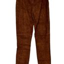 L'Academie  Brown Suede Leather Pants Size SMALL Tapered Designer Revolve NEW Photo 5