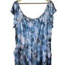 Torrid  Tie Dye Blue Super Soft Culotte Jumpsuit Women's 3X 22/24 Photo 1