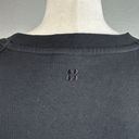 Sweaty Betty  Womens After Class Longline Sweatshirt Size XL Black Cotton Modal Photo 4