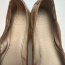 Tory Burch Allie Ballet Flats Elasticized Slip On Travel Brown Leather Womens 8M Photo 6