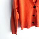 Everlane  Small Orange The Good Merino Wool Cardigan Photo 10