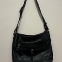 Krass&co Stone & . Black Leather Shoulder Bag Women’s Casual Adjustable Strap Photo 0