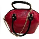 Aura Red Patent Leather Bag Photo 0