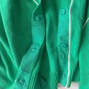 CAbi  Wallis Retro Cropped Burst of MintJulep Green Cardigan Embellished Buttons Photo 11
