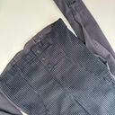 Anthropologie HEI HEI  Blazer Jacket Delanie Gray Plaid Cotton Collared Size 4 Photo 9