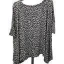 Oddi  Cheetah Animal Print Tunic Knit Top Womens Size S / M Oversized Boho Photo 1