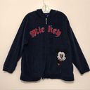 Disney  Mickey Fleece Hoodie zip up jacket women plus size 1X Photo 0