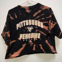 Pittsburgh Penguins Bleached Cropped T Photo 0