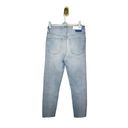 RE/DONE REDONE 90s High Rise Ankle Crop Slim Raw Hem Jeans in Light 21 Wash US 26 Photo 2