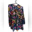 Eshakti  floral button front tunic women’s size Large-14 Photo 5