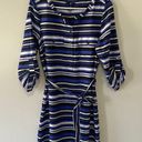 Gap Navy Blue Striped Dress S Photo 0